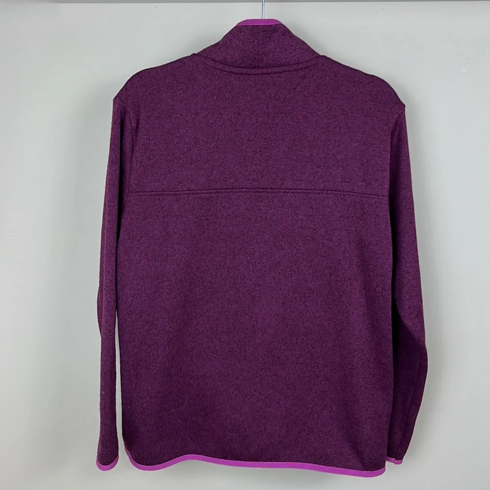 Eddie Bauer Radiator Fleece Snap Mock Neck Sweater - Picture 4 of 9